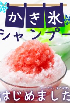 夏の恒例企画『第２１回　かき氷シャンプー』開催